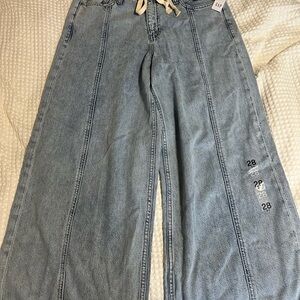 NEW GAP Women's Blue Wide-Leg Jeans